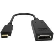 VISION USB-C to HDMI Adapter - Support Resolution of 4K - USB-C 3.1 (M) to HDMI (F) - TC-USBCHDMI/BL - Black image