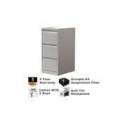 3-Drawer Filing Cabinet Goose Grey Bisley PSF image