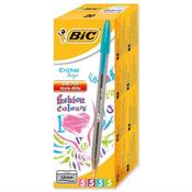 Bic Cristal Large Ballpoint Pen Blue Clear Barrel Pack 50 image