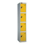 Probe 4 Door Locker Cam Lock ACTIVECOAT W305xD305xH1780mm Silver Body Yellow Door 7 Year Warranty image