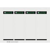 Leitz PC Printable Spine Labels for Plastic Lever Arch Files Laser Short Wide Grey 25 A4 Sheets - 4 Labels per Sheet 100 Labels