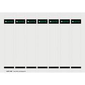 Leitz PC Printable Spine Labels for Plastic Lever Arch Files 180 Degree Print 50mm Grey 25 A4 Sheets - 7 Labels per Sheet 175 Labels image