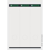 Leitz PC Printable Spine Labels for Standard Lever Arch Files Laser Long Wide Grey 25 A4 Sheets - 3 Labels per Sheet 75 Labels image