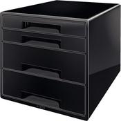 Leitz CUBE 4 Drawer Cabinet Black image