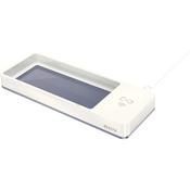 Leitz WOW Desk Organiser with Inductive Charger White &amp; Grey image