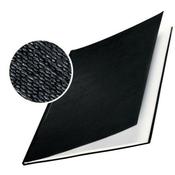 Leitz impressBIND Hard Covers, 10.5 mm - Matt Linen Surface, A4, 71-105 Sheet, Dim. 216x14x302 - Colour: Black (Pack of 10)