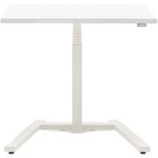Ogi One Electric Height Adjustable Sit Stand Desk with Memory Control Panel - White - W1000mm x D600mm x H629-1337mm image
