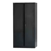 Bisley 2 Door Cupboard W914xD457xH1968mm Black BY33788 image