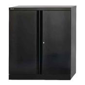 Bisley 2 Door Cupboard W914xD457xH1016mm Black BY34174 image