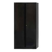 Bisley 2 Door Cupboard W914xD457xH1806mm Black BY34252 image