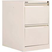 Bisley BS2E Filing Cabinet Flush Front 2D Lock Chalk BS2E/CHK image