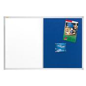 Franken ValueLine Magnetic Combination Board Lacquered/Blue Felt Surface 1200x900mm CB300303