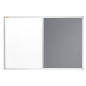 Franken ValueLine Magnetic Combination Board Lacquered/Grey Felt Surface 600x450mm CB301212 image