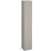 Bisley 1 door Steel locker Grey W305xD305xH1802mm 5 Year Warranty image