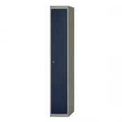 Bisley 1 Door Steel Locker Goose Grey Blue W305xD305xH1802mm 5 Year Warranty image