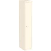 Bisley 1 Door Steel Locker Chalk White W305xD457xH1802mm 5 Year Warranty image