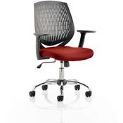 Dura Medium Back Task Operator Office Chair Chilli Red image