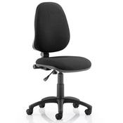 Eclipse I Task Operator Office Chair With No Arms Black - Weight Capacity: 125kg - Usage: 8 hours a day image