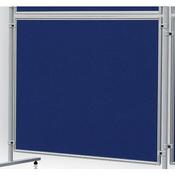 Double Sided Felt Notice Board 1200 x 1500mm Blue Franken Eco Partition System Module image