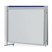 Double Sided Magnetic Whiteboard 1200 x 1500mm Franken Eco Partition System Module