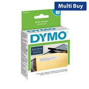 Dymo 11352 LabelWriter Labels, 25 x 54mm (Pack of 500) - Compact Labels for Small Mailing and Organising Needs image