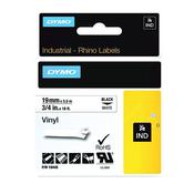 Dymo RhinoPRO 18445 Industrial Tape 1500WT Coloured Vinyl 19mm White S0718620 image