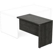 Fermo Executive Return Desk Add-On Unit Carbon Walnut image