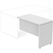 Fermo Executive Return Desk Add-On Unit White