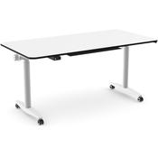 Flip Me Electric Dual Motor Height Adjustable Rectangular Sit Stand Desk 1600 × 800mm 10 Year Warranty image