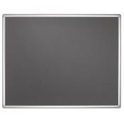 Double Sided Felt Notice Board Grey &amp; Whiteboard 1200 x 900mm For Franken Pro Partition System - Feet are not Included, Available to Buy Separately image