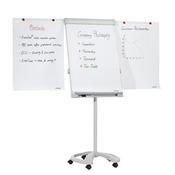 Franken DeLuxe Magnetic Mobile Flipchart Easel with 2 Extension Arms FC81