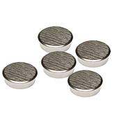 Franken Chrome Magnets Round 25mm Pack of 5 HM25CR/5 image