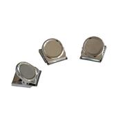 Franken Magnetic Clip 45x35 mm Silver Pack of 3