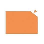 Franken Magnetic Sheet WxH 29.5 x 20cm 0.6mm Thickness Orange image