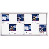Franken Display Case PRO Magnetic Whiteboard 12 x A4 SK6112 image