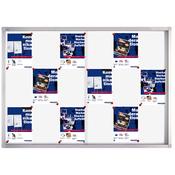 Franken Display Case PRO Magnetic Whiteboard 18 x A4 SK6118 image