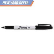 Sharpie Black Permanent Marker - Fine Tip, Pack of 12 image