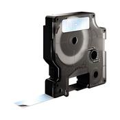 Dymo D1 Tape 45020, 12mm x 7m, White on Clear (S0720600) - Subtle Labels for Transparent Surface Marking image