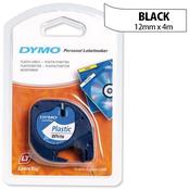 Dymo LetraTag Tape Plastic 91201 12mm x 4m Pearl White S0721610 image