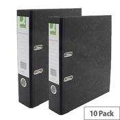 Q-Connect Lever Arch A4 File Black (Pack 10) KF20001