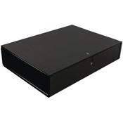 Box File Foolscap 75mm Spine Black Pack of 5 Q-Connect KF20017 image