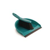 Dustpan &amp; Brush Set, Green - Pack of 3 image