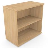Low Bookcase With Adjustable Shelves &amp; Floor-leveller Feet W800xD420xH770mm 18mm Panel Beech - Universal Storage Can Be Used Alone Or Accompany The Switch Komo or Ashford Ranges image