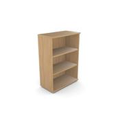 Medium Bookcase 1130mm High With Adjustable Shelves &amp; Floor Leveller Feet W800xD420XH1130mm 18mm Panel Beech - Universal Storage Can Be Used Alone Or Accompany The Switch Komo or Ashford Ranges image