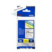 Brother TZE-251 label-making tape Black on white image