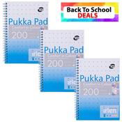Pukka Pad Irlen A5 Jotta - 200 Tinted Pages, Turquoise, Pack of 3