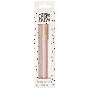 Pukka Pad Carpe Diem Gel Pen - Ballerina Pink Metal, Black Ink 9157CD22