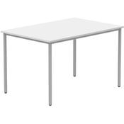 Core Office Rectangular Arctic White Multi-Use Table 1200mmX800mm Silver Frame image