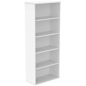 Core 4 Shelf Bookcase 1980mmx800mm Arctic White image
