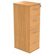 Core 4 Drawer Wooden filing Cabinet Norwegian Beech image